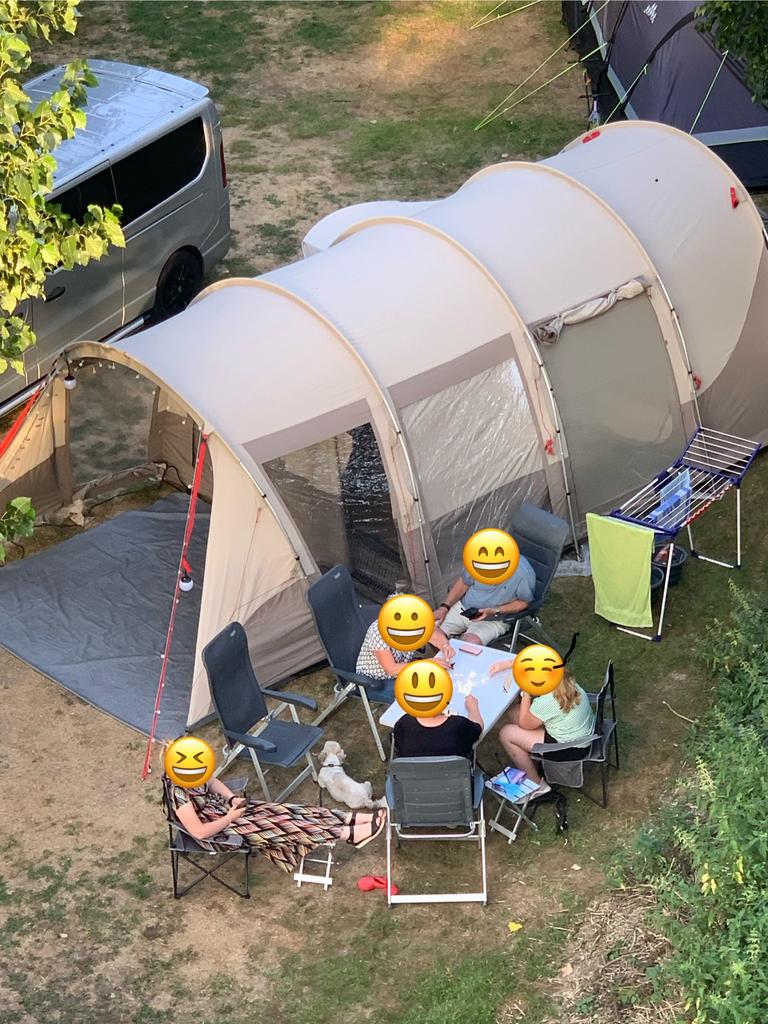 Nomad Lodge 4.1 Air Tent - Ruime Gezinstent, Caravans en Kamperen, Tenten, Ophalen of Verzenden, Gebruikt, Tot en met 4