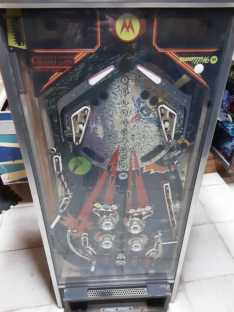 Flipperkast firepower 1980 voor opmaak, Ophalen, Gebruikt, Mechanisch, Williams