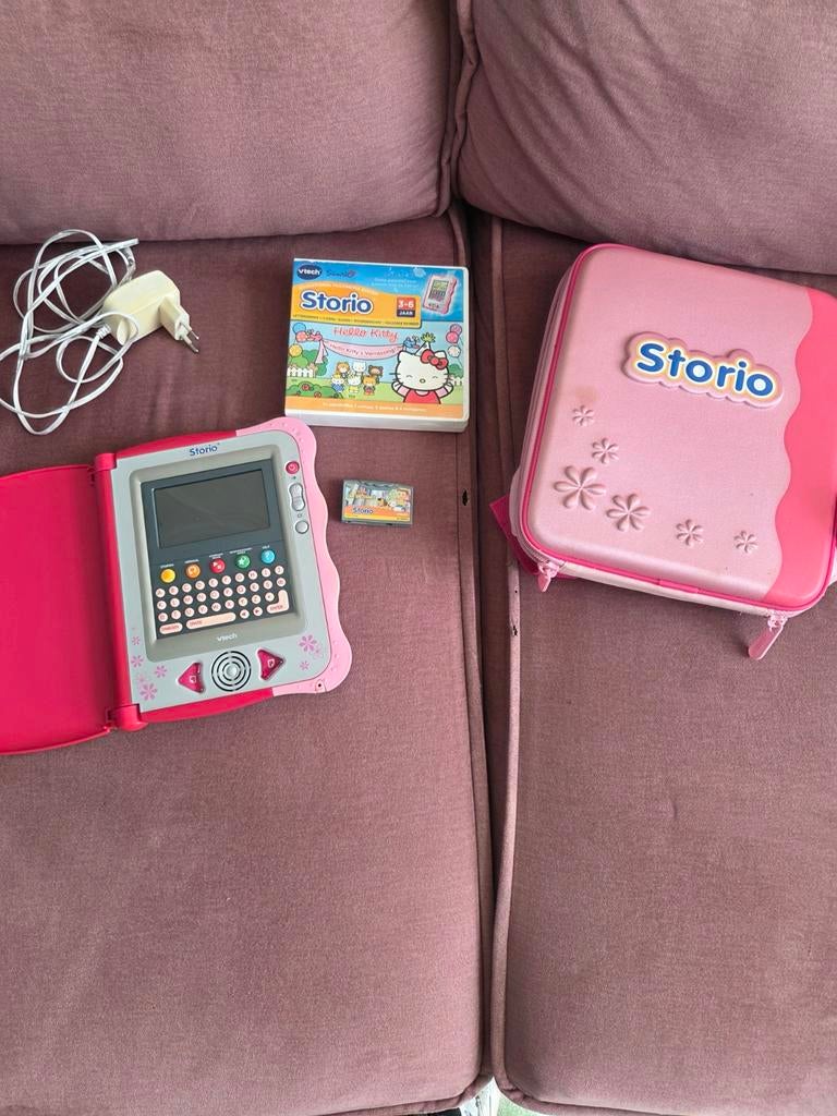 Vtech Storio met 2 spelletjes en opberghoes, Ophalen of Verzenden
