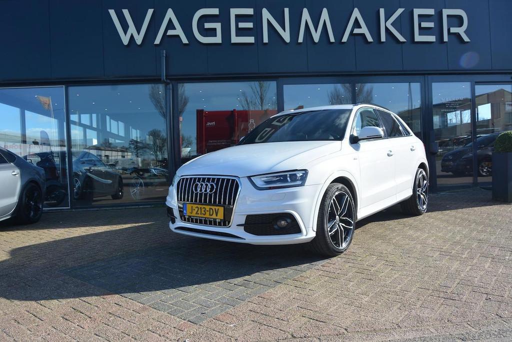 Audi Q3 2.0 TFSI quattro S Edition AUT|Clima|Cruise|NAVI|Goe, Euro 5, Gebruikt, 4 cilinders, Leder en Stof
