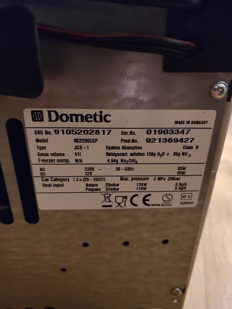 Dometic camping koelkast (gas, 12V, 230V) - Nette staat, Ophalen, Gebruikt, Koelbox, Elektrisch