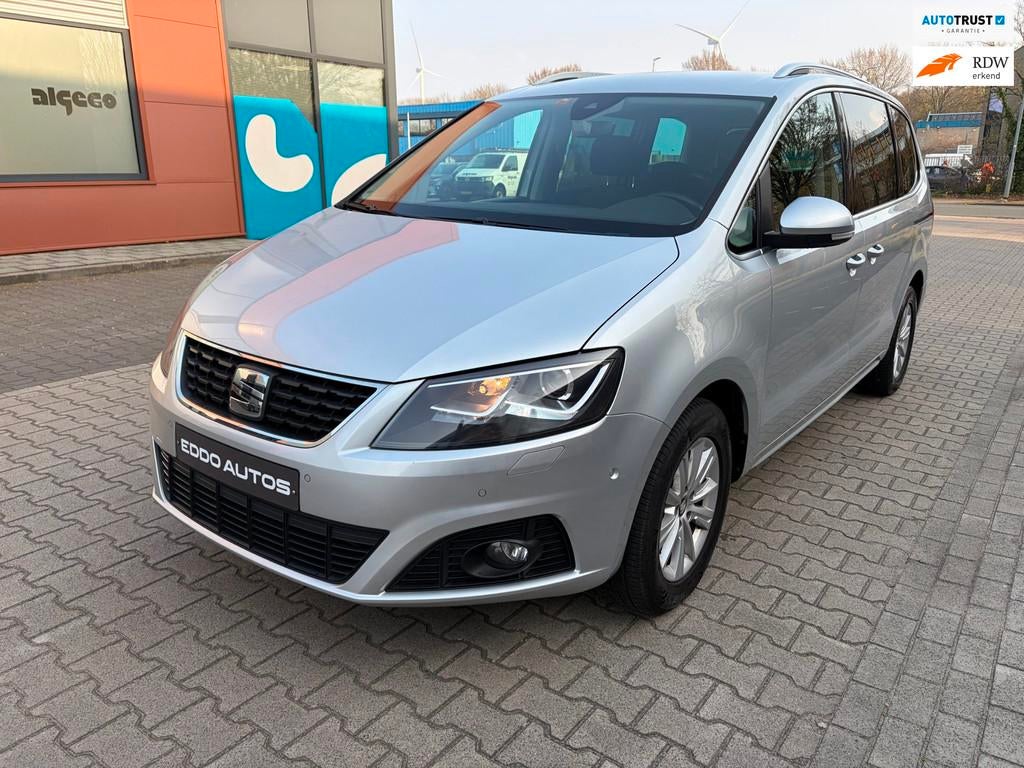 Seat Alhambra 1.4 TSI Style Led 7 Per / Trekhaak DSG BTW IN, Gebruikt, Zwart, 4 cilinders, 7 stoelen