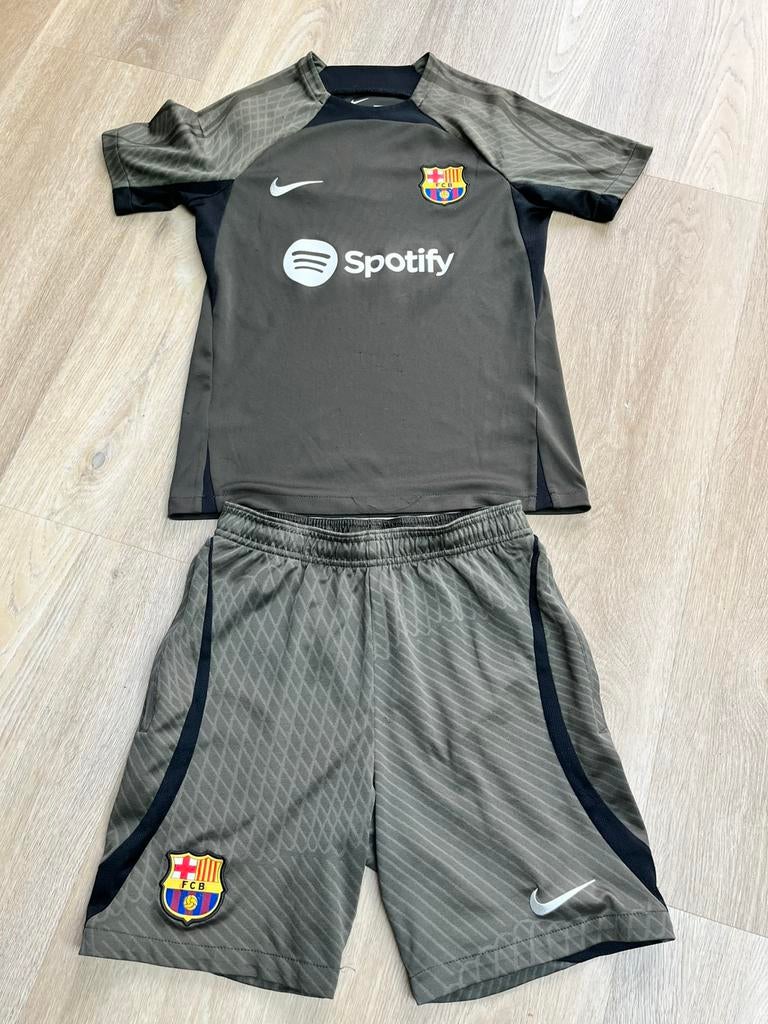 Nike FC Barcelona voetbalpakje, Maat XS of kleiner, Ophalen, Gebruikt, Set