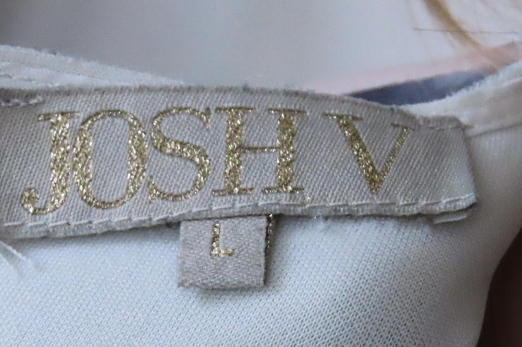 JOSH V Geweldige Beige/Grijze Leopard Blush Jurk M-L 40, Maat 38/40 (M), Beige, Ophalen of Verzenden, Zo goed als nieuw