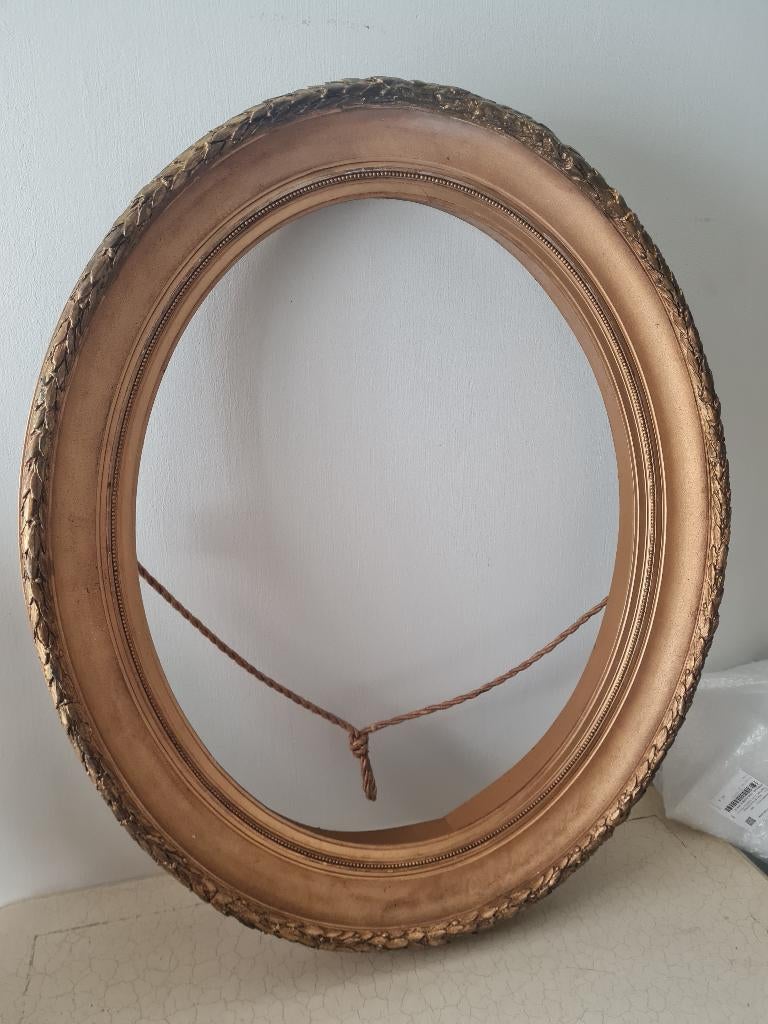 Antieke zeer grote verdiepte lijst, Huis en Inrichting, Woonaccessoires | Lijsten, Zo goed als nieuw, 75 cm of meer, 50 tot 75 cm