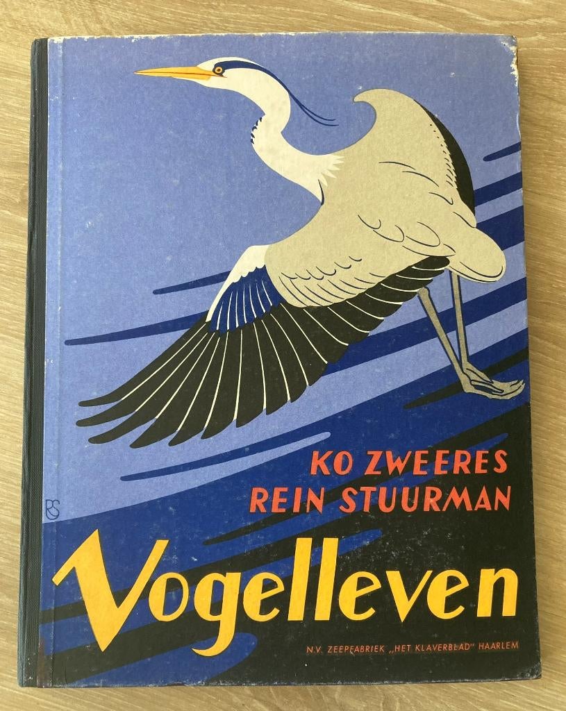 Vogelleven plaatjes album "Het Klaverblad", Verzenden, Zo goed als nieuw, Plaatjesalbum