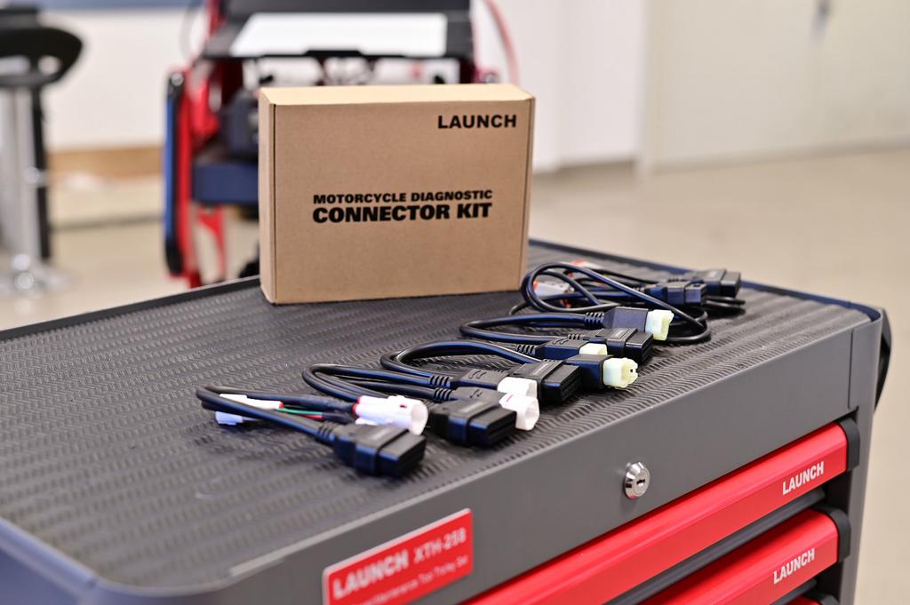 Launch x431 Diagnose kabel set motorfiets moto, Auto diversen, Ophalen of Verzenden