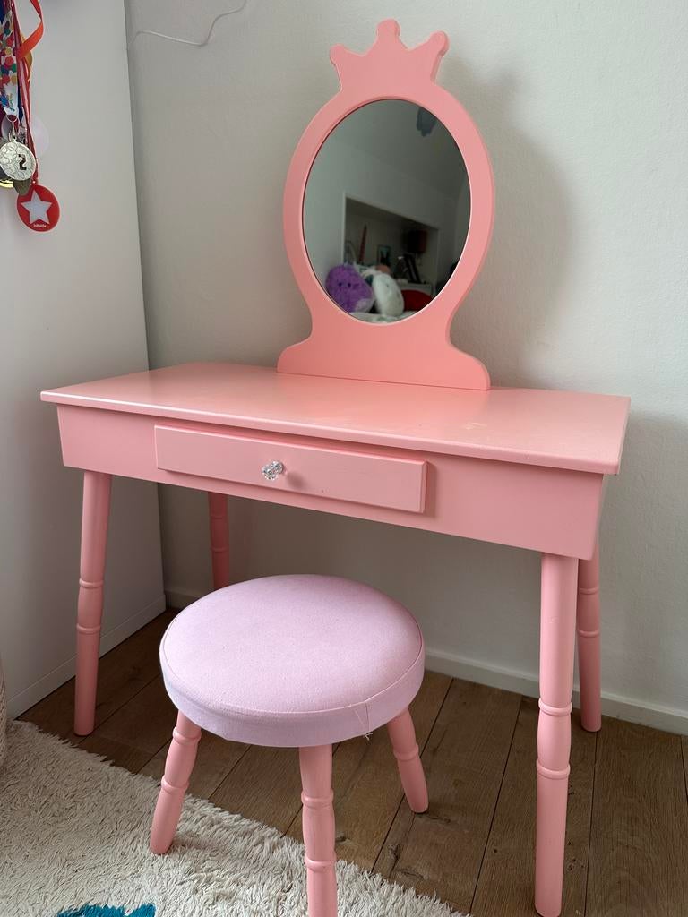 Costway Make-up tafel kind, Minder dan 50 cm, 100 tot 150 cm, Ophalen of Verzenden, Zo goed als nieuw