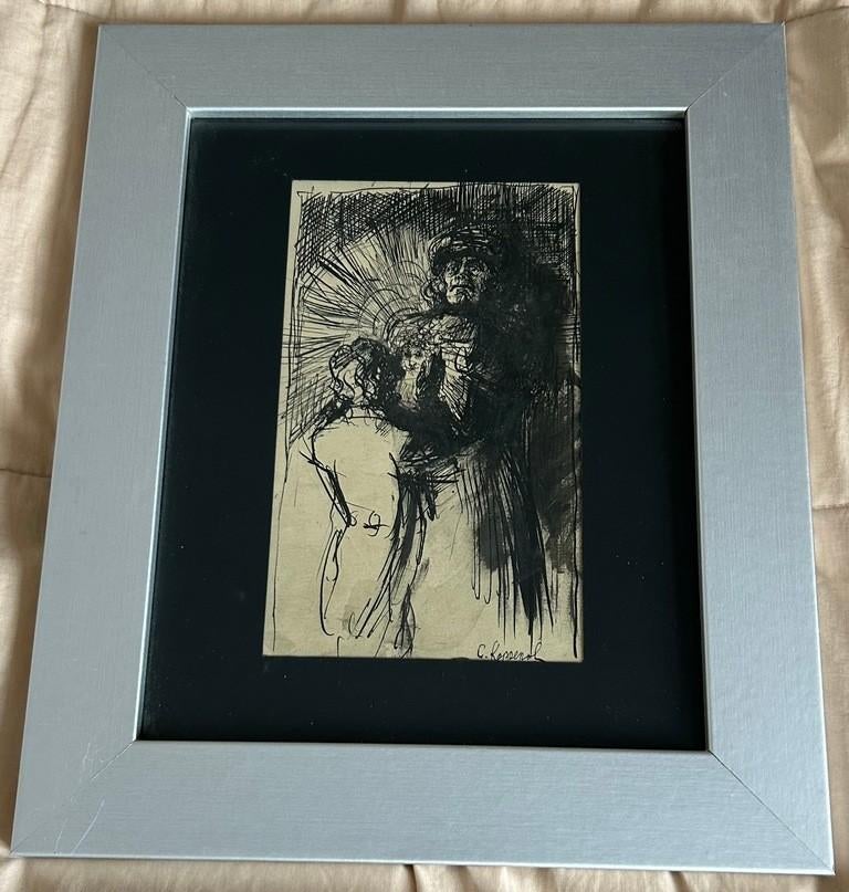 Cornelis Koppenol (1865-1946)  ---  Pentekening, Antiek en Kunst, Ophalen of Verzenden