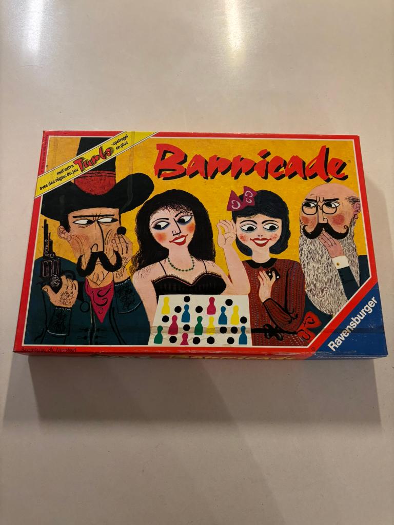 Barricade bordspel - ravensburger met extra turbo spelregels, Een of twee spelers, Ophalen of Verzenden, Zo goed als nieuw, Ravensburger
