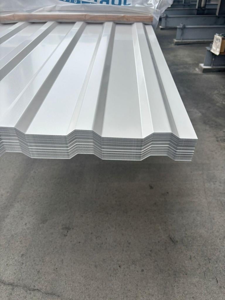 Damwandplaten wand 1100 RAL9002 €9/m² gelegenheidspartij, Doe-het-zelf en Verbouw, Platen en Panelen, Ophalen, Nieuw, Overige materialen