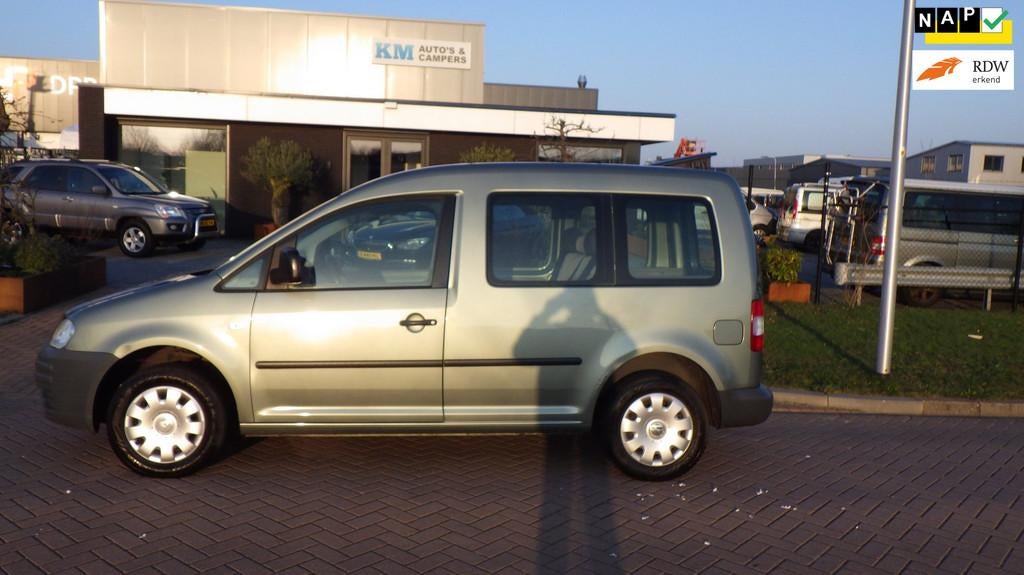 Volkswagen Caddy 1.6 Turijn 5pnette goed onderhouden caddy i, Auto's, Voorwielaandrijving, Stof, Gebruikt, Overige modellen