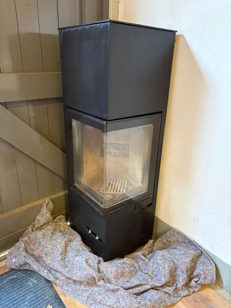 Supra Quattro Houtkachel 8kW, Gebruikt, Houtkachel, Ophalen of Verzenden, Vrijstaand