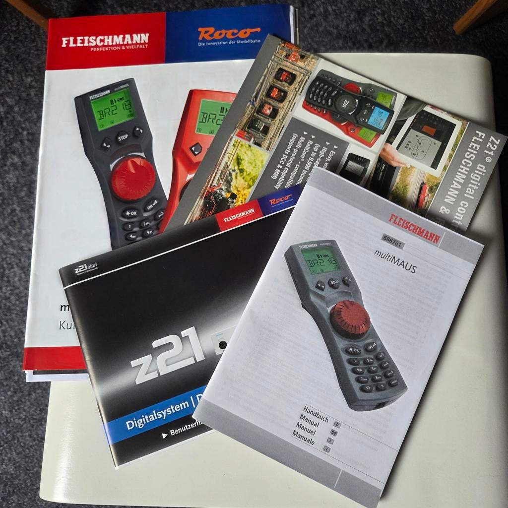 Fleischman/ Roco startset met MultiMAUS, Hobby en Vrije tijd, Transformator of Voeding, Ophalen of Verzenden, Zo goed als nieuw