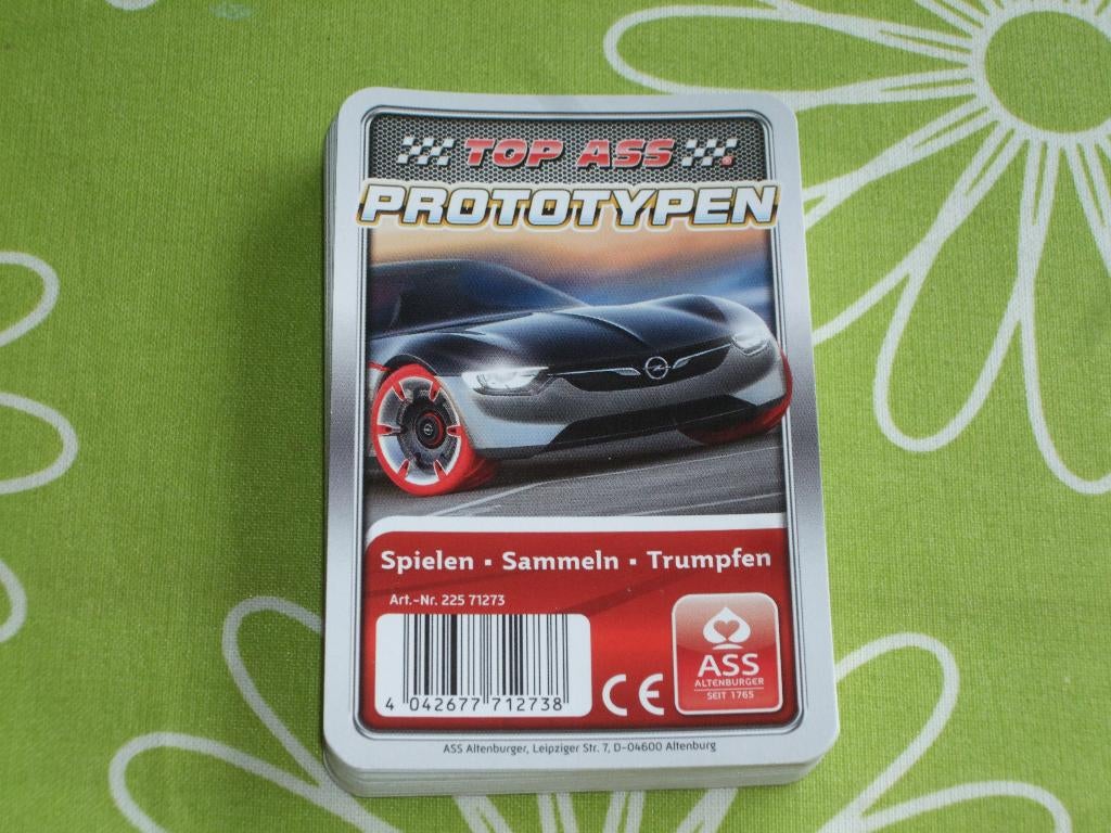 Duits Prototypen - auto kwartet, Ophalen of Verzenden, Zo goed als nieuw, Kwartet(ten)