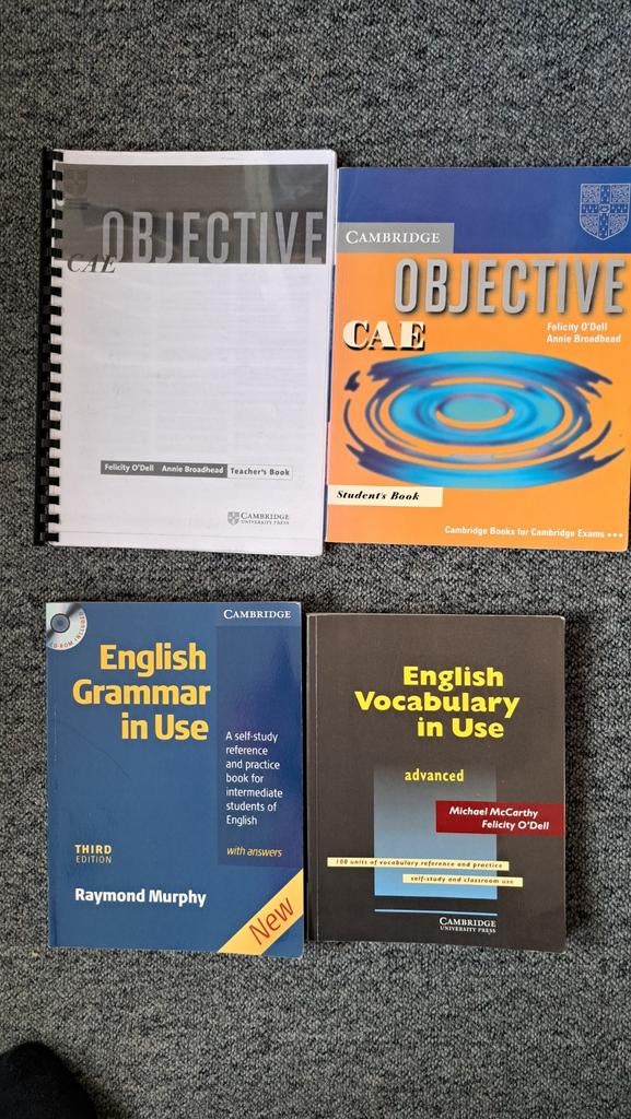 Engelse studieboeken: Objective CAE, Grammar, Vocabulary, Boeken, Studieboeken en Cursussen, Ophalen of Verzenden, Alpha