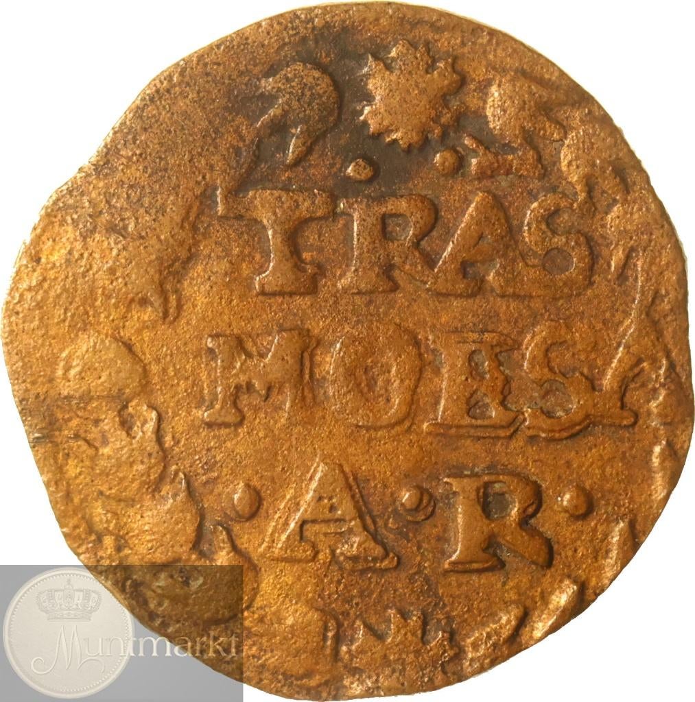 Reckheim - Duit z.j. (ca. 1630) - Ernst van Aspremont-Lynden, Ophalen of Verzenden, Vóór koninkrijk, Overige waardes, Losse munt