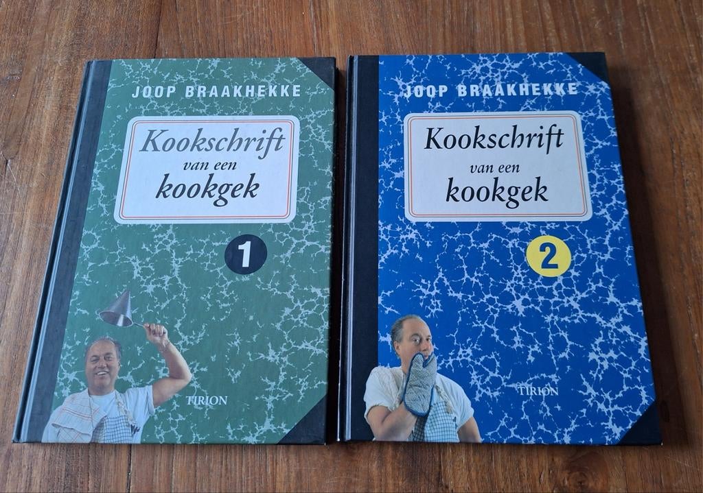 Kookschrift van een kookgek deel 1+2, Boeken, Ophalen of Verzenden, Zo goed als nieuw, Joop Braakhekke