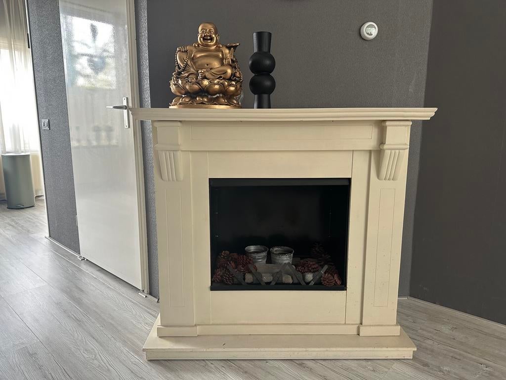 Schouw met gelhaard, Ophalen, Gebruikt, Vrijstaande haard, Gelhaard