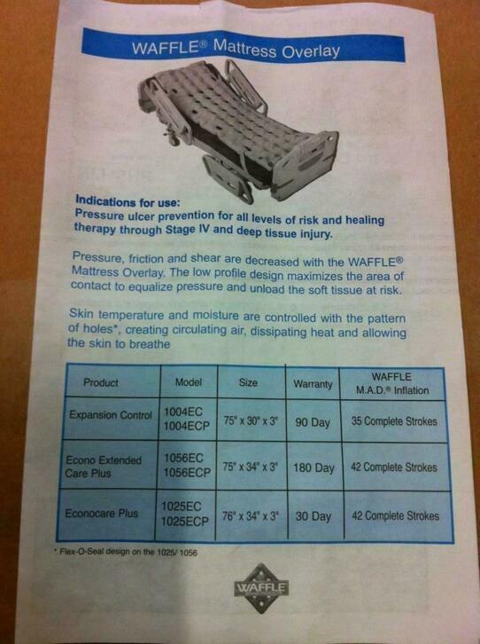 Opblaasbare matras voor medische behandeltafel, Diversen, Braces, Niet ingevuld, Niet ingevuld, Ophalen of Verzenden, Zo goed als nieuw