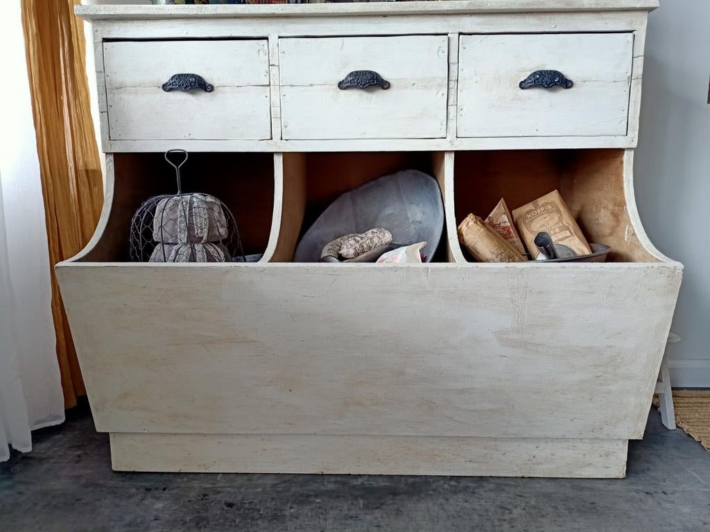 Grutterskast kruidenierskast winkelkast brocante kast lades., Ophalen, Gebruikt