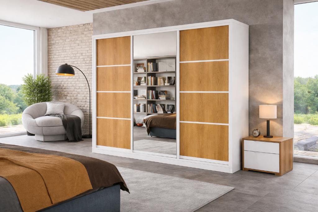 KLEDINGKAST MET TRANSPORT EN MONTAGE