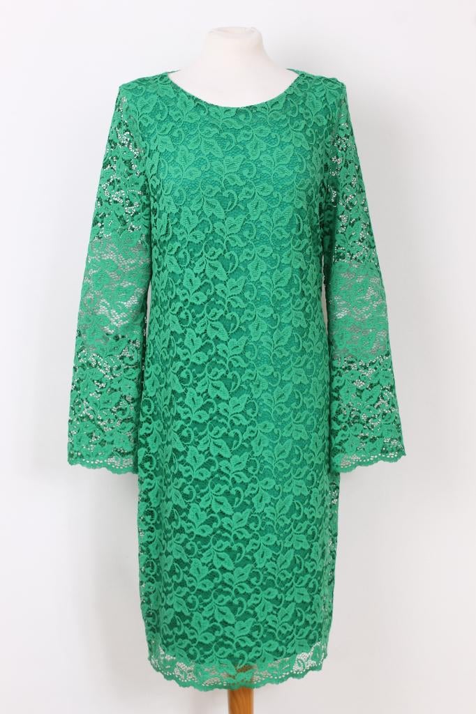 Lente! Kanten jurk van Kyra & Ko maat 42 (XL), Kleding | Dames, Jurken, Maat 42/44 (L), Ophalen of Verzenden, Zo goed als nieuw