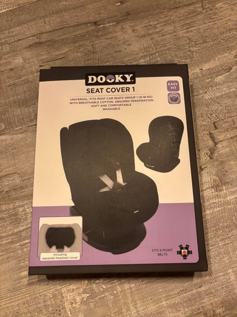 Autostoel hoes Dooky, Kinderen en Baby's, Autogordel, 15 t/m 36 kg, Zo goed als nieuw, Ophalen