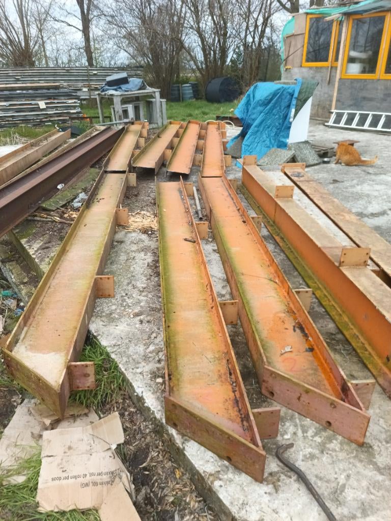Ipe 300 stalen balken, Ophalen, Gebruikt