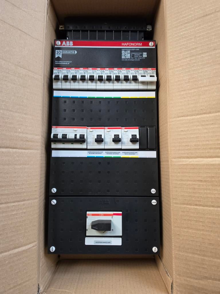 ABB HAF 3-fase groepenkast rijkelijk uitgevoerd * NIEUW *, Ophalen of Verzenden, Nieuw, Overige typen