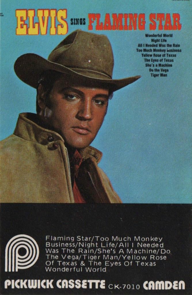 Cassettebandje Elvis Presley – Elvis Sings "Flaming Star", Cd's en Dvd's, Cassettebandjes, Ophalen of Verzenden, Gebruikt, Pop