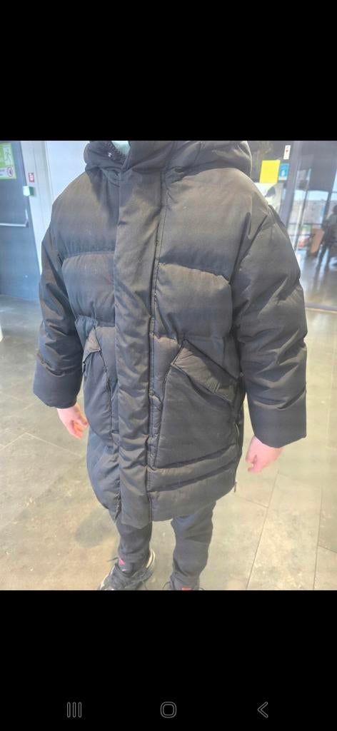 Jongens jas zara (maat 128), Ophalen of Verzenden, Zo goed als nieuw, Overige maten, Blauw