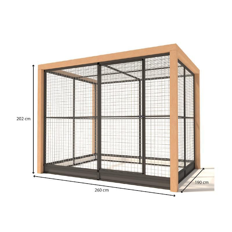 Aluminium Volière Valentijn, Ophalen of Verzenden, Nieuw, Aluminium, Volière