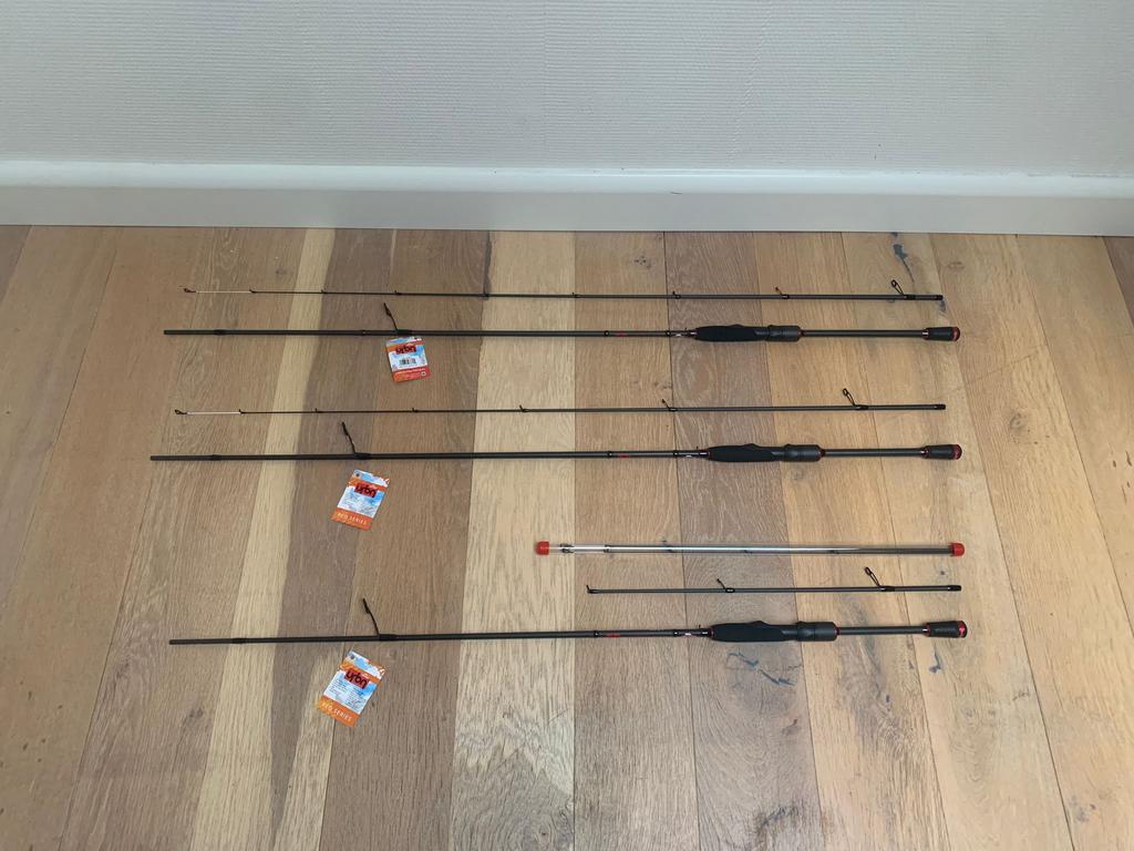 Nieuwe Berkley URBN Red Series spinhengel, 2.25m & 20 gr, Werphengel, Nieuw, Ophalen of Verzenden, Berkley