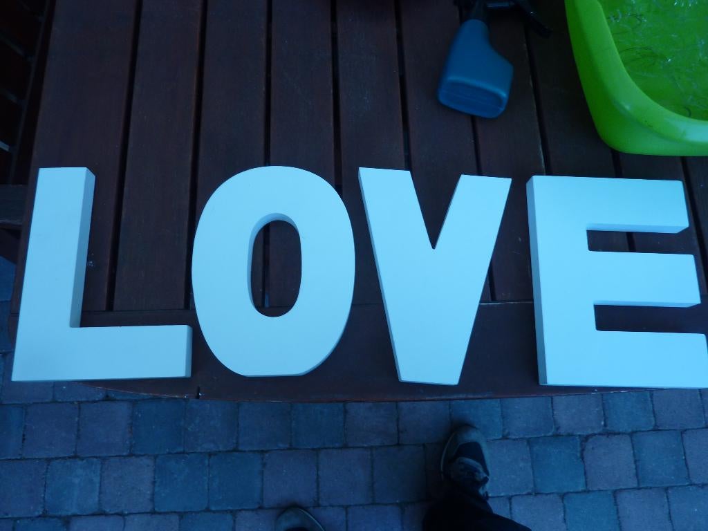 LOVE decoratie en verlichting, Modern, Ophalen of Verzenden, Zo goed als nieuw, Overige typen