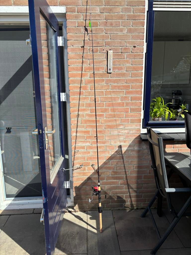Daiwa Ninja X Hengel 2.40m met Ninja LT Spinmolen 4000-C, Ophalen, Gebruikt, Complete hengel
