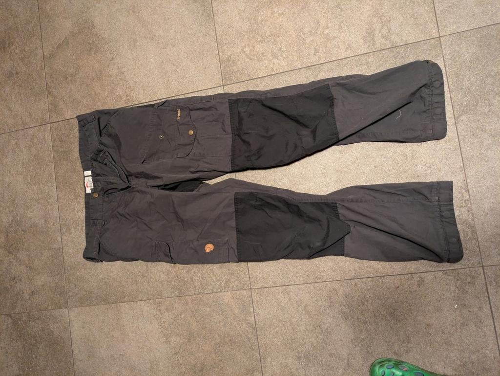 Fjällräven Vidda Pro Outdoor Broek Heren Maat 50 Long, Maat 48/50 (M), Zwart, Ophalen of Verzenden, Gedragen