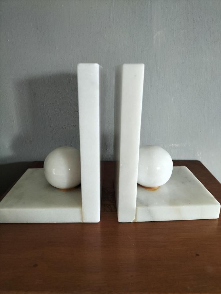 Set vintage marmeren boekensteunen, Ophalen