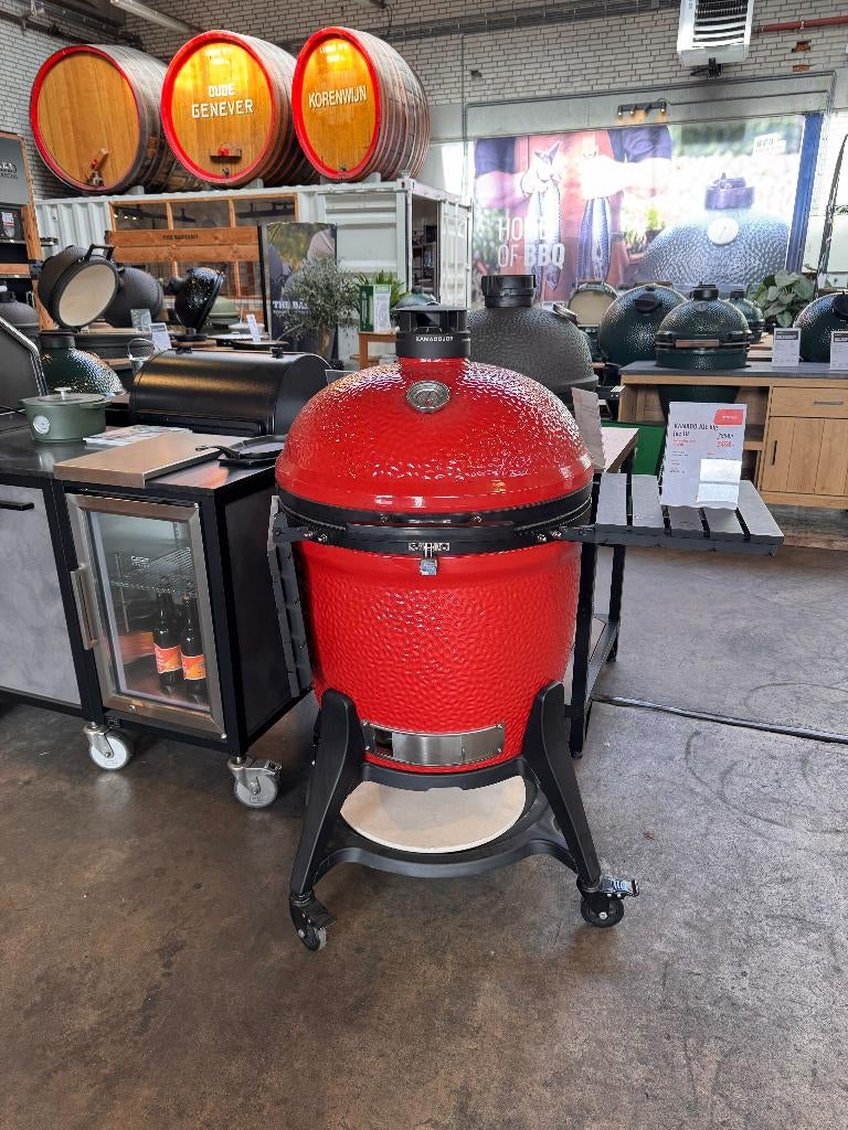 Kamado Big Joe 3 – met onderstel en zijplankjes, Ophalen of Verzenden, Zo goed als nieuw, Kamado Joe