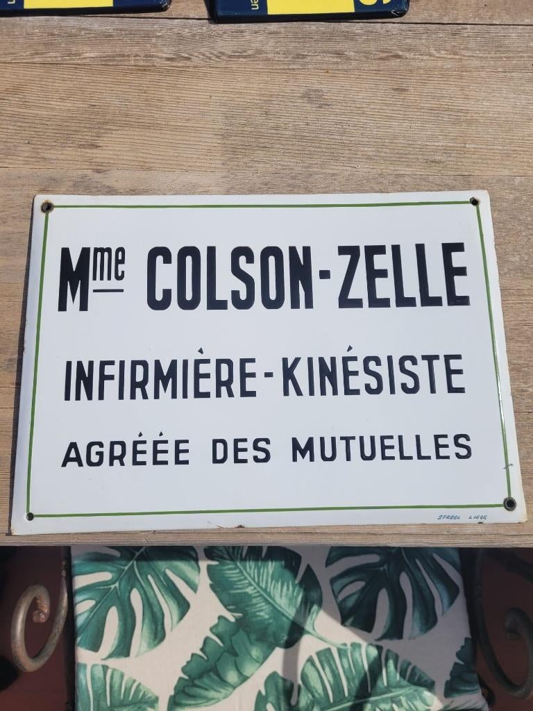 Emaille naambord, Verzenden