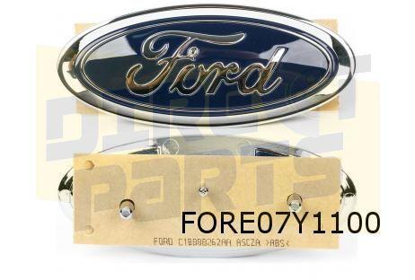 Ford Fiesta / Transit Courier embleem logo "Ford" voorzijde, Auto-onderdelen, Carrosserie en Plaatwerk, -, -, Nieuw, Ophalen of Verzenden