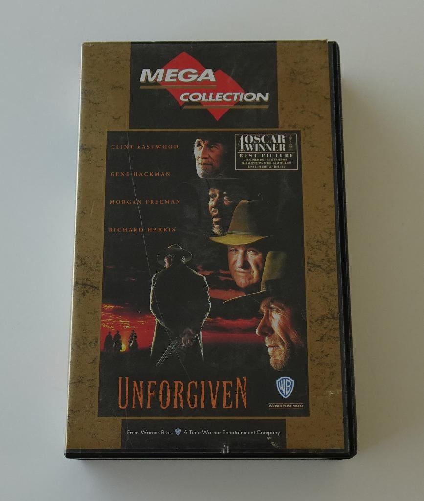 Unforgiven - Film op VHS uit 1992, Cd's en Dvd's, VHS | Film, Alle leeftijden, Ophalen, Zo goed als nieuw