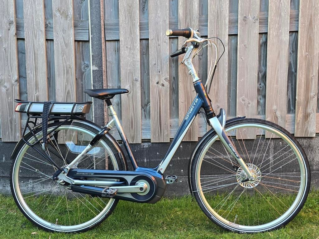 Sparta M8i 48cm Dames Middenmotor E-Bike Elektrischefiets, Fietsen en Brommers, Ophalen, Sparta, 47 tot 50 cm, Versnellingen