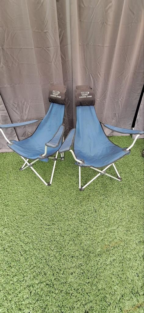 Lichtgewicht lounche stoel camping strand, Ophalen, Zo goed als nieuw, Campingstoel