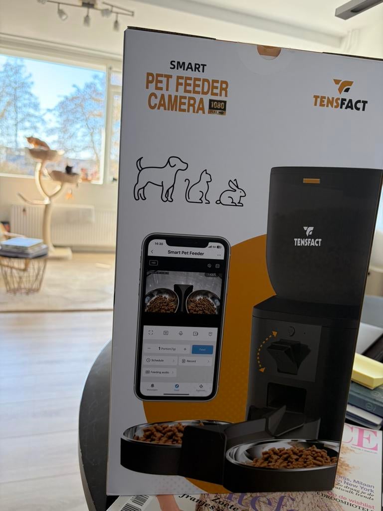 Automatische voederbak met camera, Ophalen of Verzenden, Automatisch, Nieuw