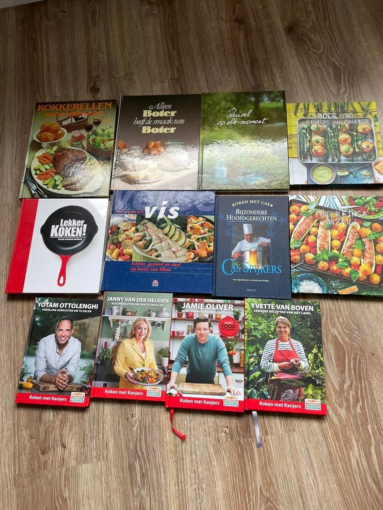 Partij kookboeken, Ophalen of Verzenden, Gelezen, Overige gebieden