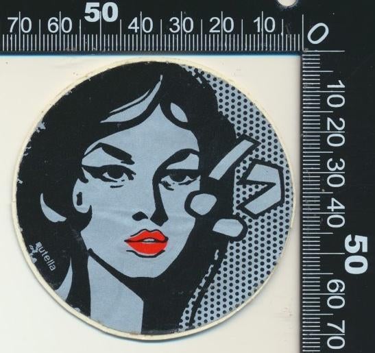 Sticker: Onbekende Cartoon (20), Verzenden, Zo goed als nieuw, Strip of Tekenfilm