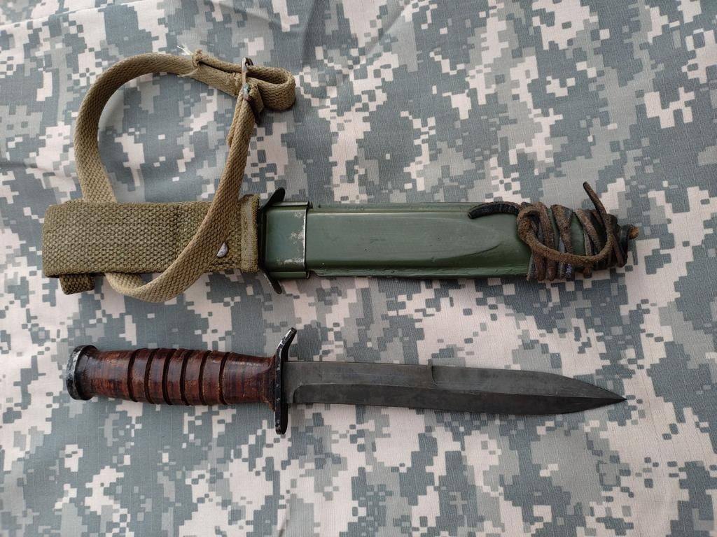 M3 Trenchknive US, Verzamelen, Militaria | Tweede Wereldoorlog, Ophalen of Verzenden, Landmacht, Amerika, Mes of Dolk