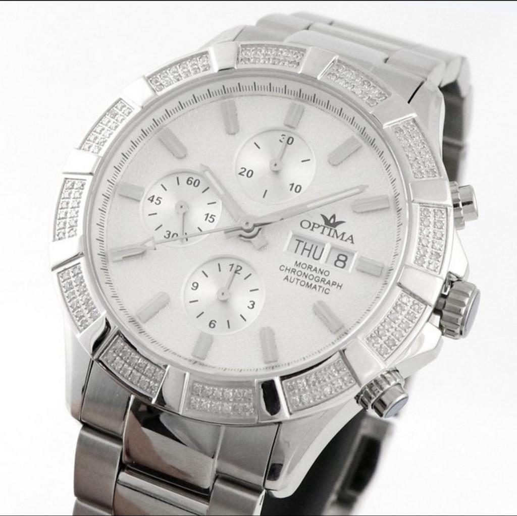 Optima Swiss Morano Diamond ETA 7750 Valjoux, Ophalen of Verzenden, Nieuw