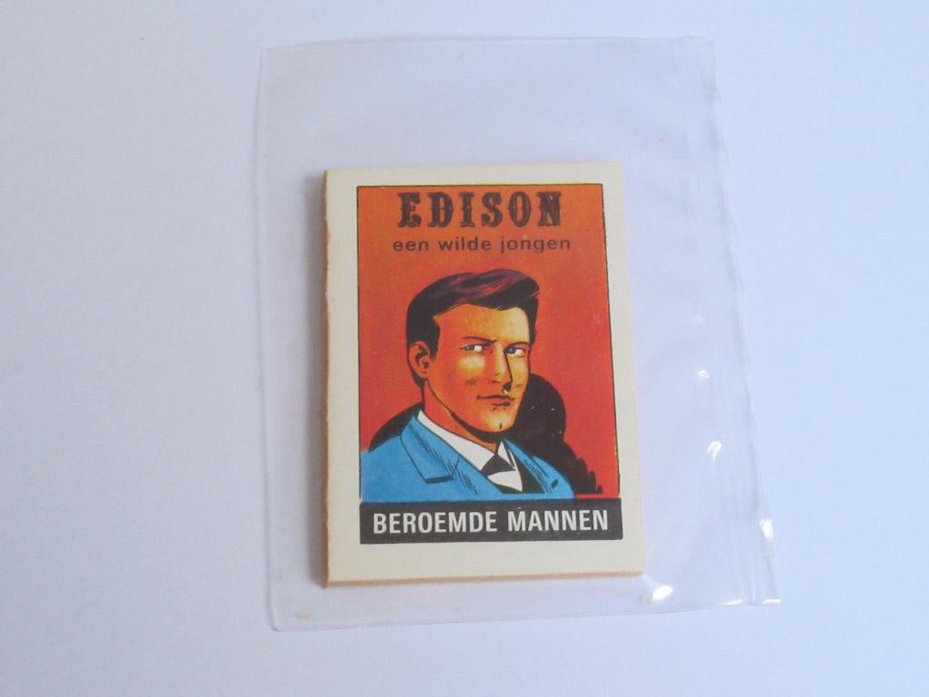 Beroemde mannen - Edison, uitgave Douwe Egberts 1e druk 1967, Verzenden, Eddy Paape, Eén stripboek, Nieuw